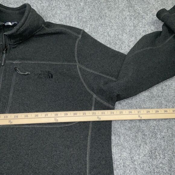 The North Face Sweater Mens XL Gray Gordon Lyons Pull Over Fleece Outdoor - Picture 5 of 11